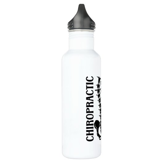 Chiro Chiropraktiker Edelstahlflasche (Links)