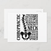 Chiro Chiropraktiker Postkarte (Vorne/Hinten)