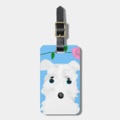 Chiro der HundJack-Russell-Terrier Gepäckanhänger (Vorderseite vertikal)