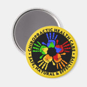 Chiro Health Care Magnet (Vorderseite/Rückseite)