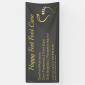 Chiropodist Podiatrist Fußpflege Banner (Vertikal)