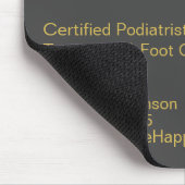 Chiropodist Podiatrist Fußpflege Mousepad (Ecke)