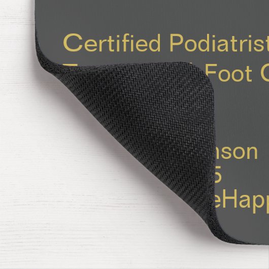 Chiropodist Podiatrist Fußpflege Mousepad (Ecke)