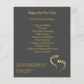Chiropodist Podiatrist Promotion Business Flyer (Hinten)