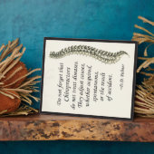 Chiropractic Adjustment Palmer Quote Easel Fotoplatte (Seite)