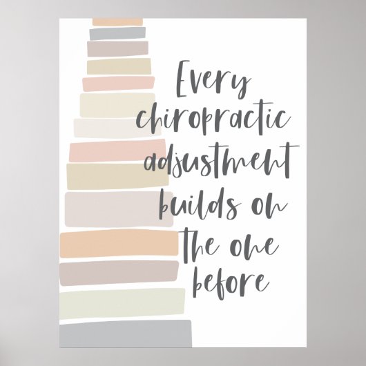 Chiropractic Adjustment Poster, Chiropractic  Poster (Vorne)