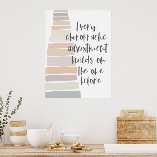 Chiropractic Adjustment Poster, Chiropractic  Poster (Küche)