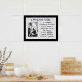 Chiropractic Adjustment Quote Poster (Küche)