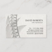 Chiropractic & Akupunktur Spine Lotus Ernennung Terminkarte (Vorderseite)