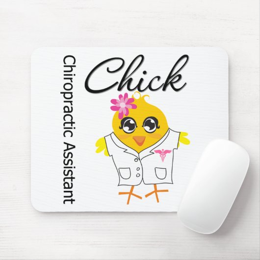 Chiropractic Assistant Chick Mousepad (Mit Mouse)