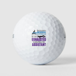 Chiropractic Assistant Chiropraktor Funny Sprichwo Golfball
