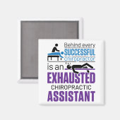 Chiropractic Assistant Chiropraktor Funny Sprichwo Magnet (Vorderseite/Rückseite)
