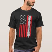 Chiropractic Bone Back Spine American Flag Chiropr T-Shirt (Vorderseite)