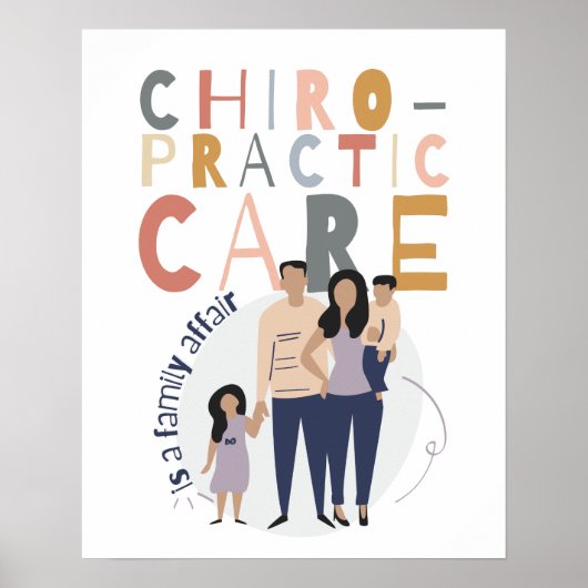 Chiropractic Care is a Family Affair, Chiropractic Poster (Vorne)