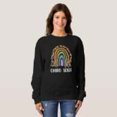 Chiropractic - Chiro Squad Leopard Rainbow Premium Sweatshirt (Vorne ganz)