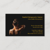 Chiropractic Chiropractic Clinic Business Card Visitenkarte (Vorderseite)