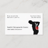 Chiropractic Chiropractic Clinic Business Card Visitenkarte (Vorderseite)