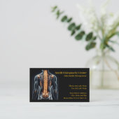 Chiropractic Chiropractic Clinic Business Card Visitenkarte (Stehend Vorderseite)