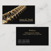 Chiropractic Clinic Health Awareness Business Visitenkarte (Vorne/Hinten)