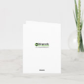 Chiropractic Eye Chart Message Note Cards Karte (Rückseite)