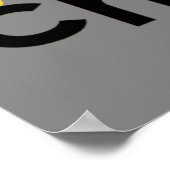 Chiropractic Hand Prints Poster 36x12 (Ecke)