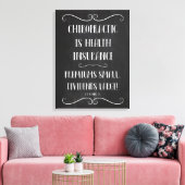 Chiropractic is Health Insurance 18x24 Leinwand Ar (Insitu (Wohnzimmer))
