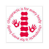 Chiropractic ist für alle Körperhandschuhe und das Permastempel (Design)
