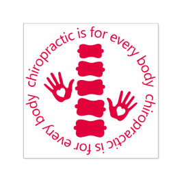 Chiropractic ist für alle Körperhandschuhe und das Permastempel