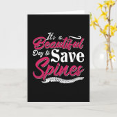 Chiropractic It's A Beautiful Day Chiropractor Karte (Gelbe Blume)