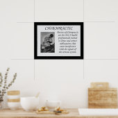 Chiropractic korrigiert Subluxation Quote Poster (Küche)