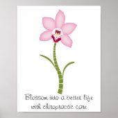 Chiropractic Orchid Poster (Vorne)