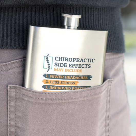 Chiropractic Side Effects Gag Flachmann (Beispiel)