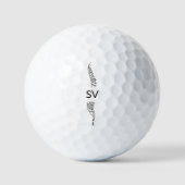 Chiropractic Spine MONOGRAM Golfball (Vorderseite)