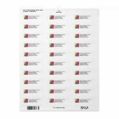 Chiropractic Spine Pop Art Labels (Vorne)