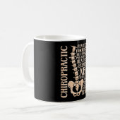 Chiropractic Spine Therapist Chiropractor Chiro Kaffeetasse (Vorderseite Links)