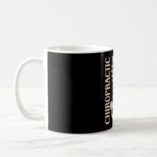 Chiropractic Spine Therapist Chiropractor Chiro Kaffeetasse (Links)