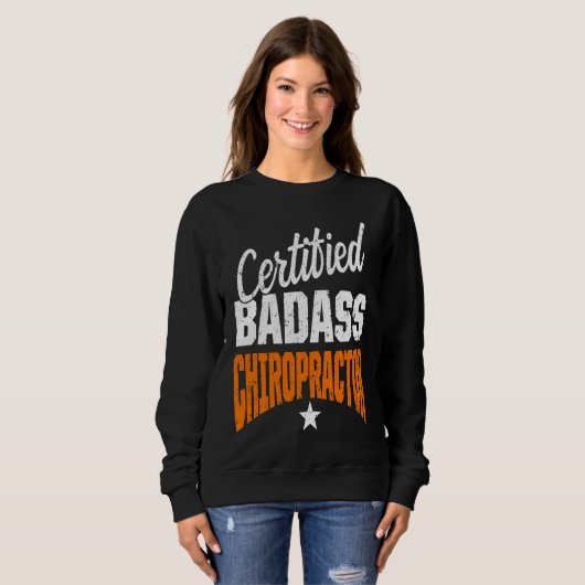 Chiropractic Spine Treatment Certified Spinal Chir Sweatshirt (Vorne ganz)