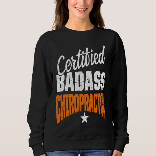 Chiropractic Spine Treatment Certified Spinal Chir Sweatshirt (Vorderseite)
