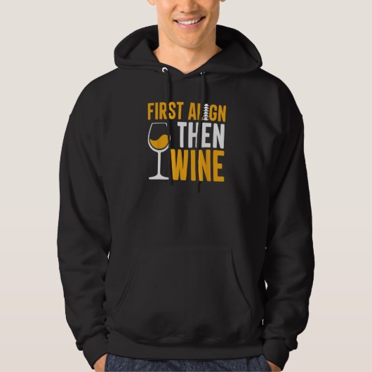 Chiropractic Wine  Chiropractor Assistant Graphic Hoodie (Vorderseite)