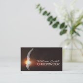 Chiropractor Business Card Visitenkarte (Stehend Vorderseite)