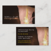 Chiropractor Business Card Visitenkarte (Vorne/Hinten)