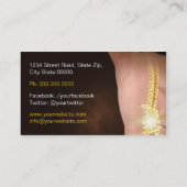 Chiropractor Business Card Visitenkarte (Rückseite)