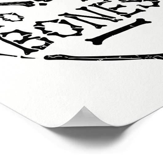 Chiropractor I Love My Patienten to the Bones Poster (Ecke)