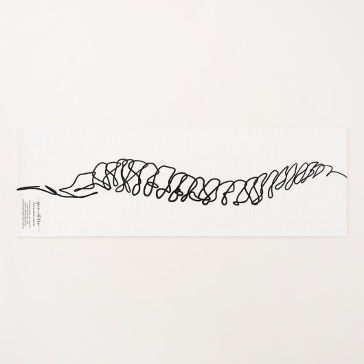 Chiropractor Massage Therapy Spine Yogamatte (Vorderseite (Horizontal))