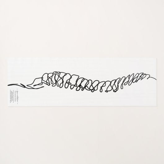 Chiropractor Massage Therapy Spine Yogamatte (Rückseite (Horizontal))