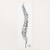 Chiropractor Massage Therapy Spine Yogamatte (Rückseite)