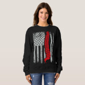 chiropractors USA Flag spines for chiropractic 1 Sweatshirt (Vorne ganz)