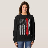 chiropractors USA Flag spines for chiropractic Sweatshirt (Vorne ganz)
