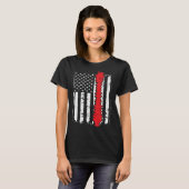 chiropractors USA Flag spines for chiropractic T-Shirt (Vorne ganz)