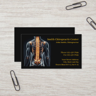 Chiropraktik Chiropraktik Klinik Geschäftskarte Visitenkarte